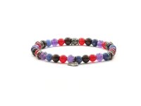 Armband Antracite Fantasy in Halbedelsteine Pietre dure BF09 ANASTASIA - BF09 ANASTASIA